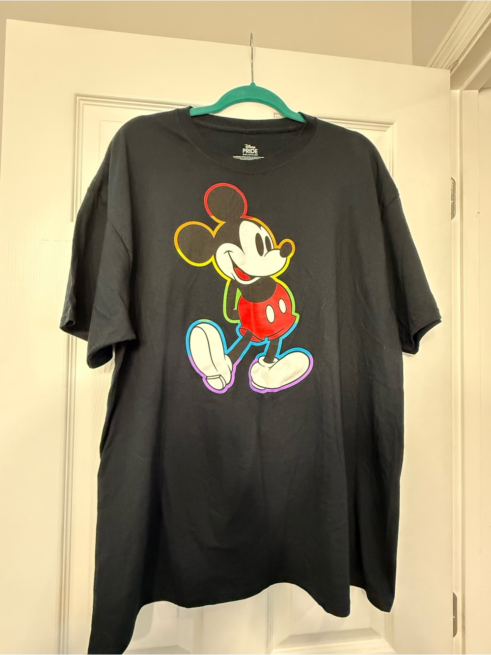 Disney Mickey Mouse Pride Black Graphic Tee XL